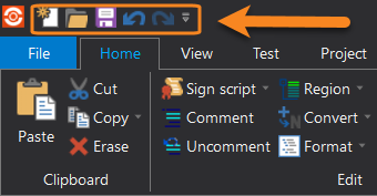 Quick Access Toolbar